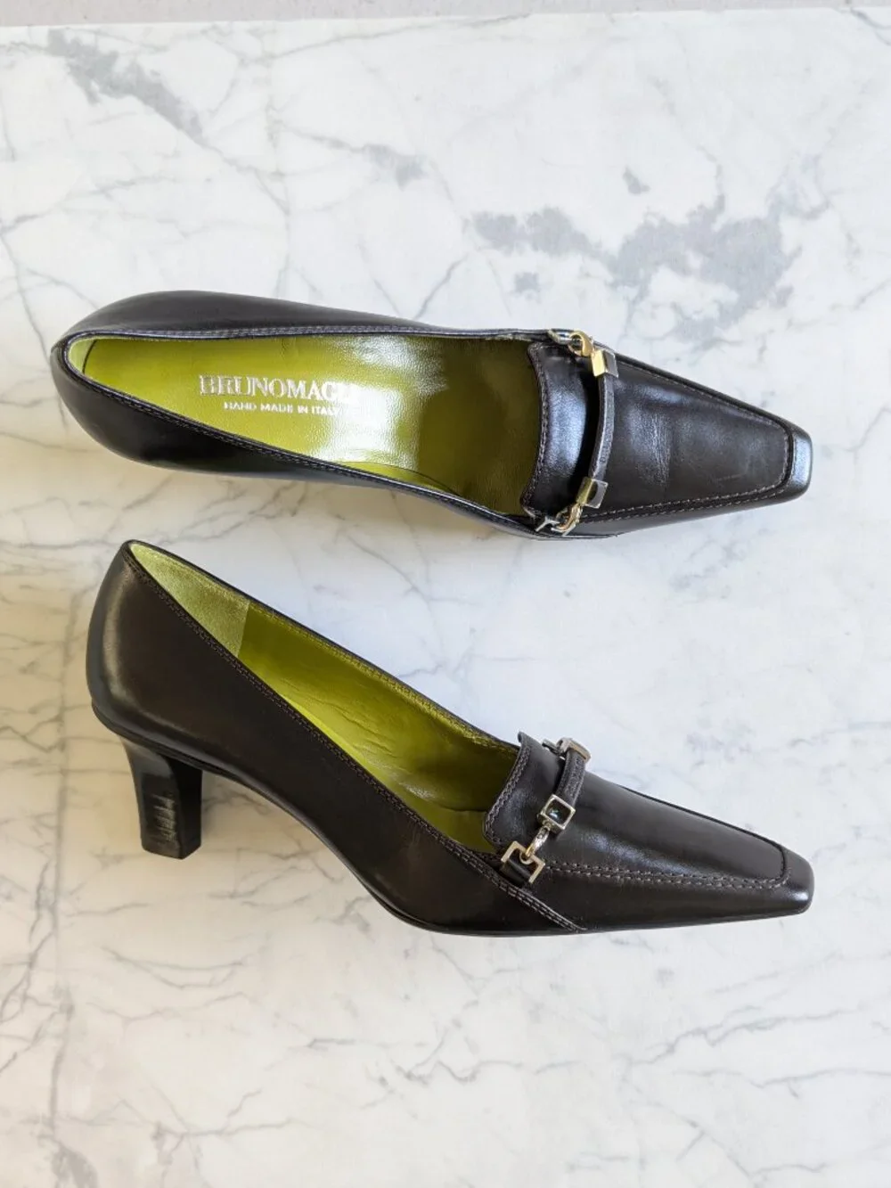 NWOB Vintage Bruno Magli, Italy, Size 6B, heel is 2 inches
